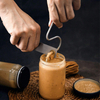 Peanut Butter Stirrer Tool Fits 12-30 oz Jars Stainless Steel Natural Mixer for Various Organic Peanut Butter