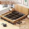 Bedroom Metal Removable Shelf Foldable Underbed Drawer Clothes Organizer