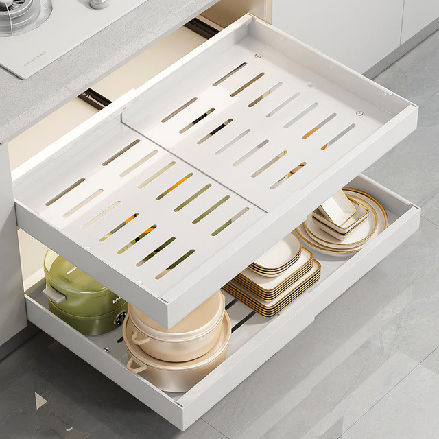 Pull Out Cabinet Organizer Expandable Pull Out Drawers for Cabinets in Kitchen
