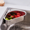 304 Stainless Steel Kitchen Sink Strainer Corner Drainage Filter Basket Hanging Dishwashing Basket