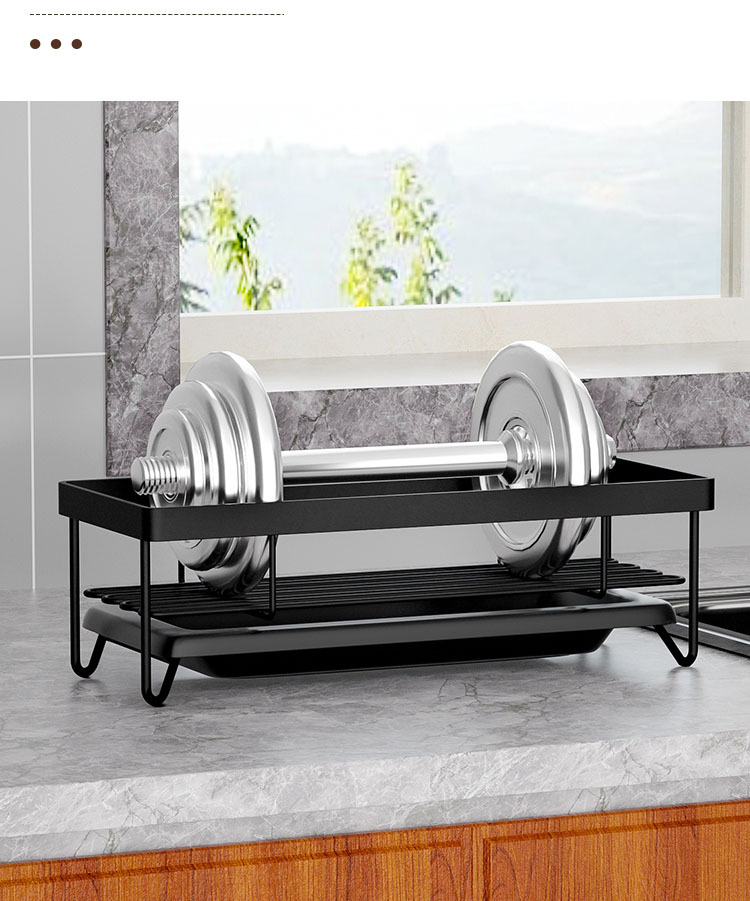 Kitchen Draining Dishwashing Detergent Sponge Rag Storage Rack
