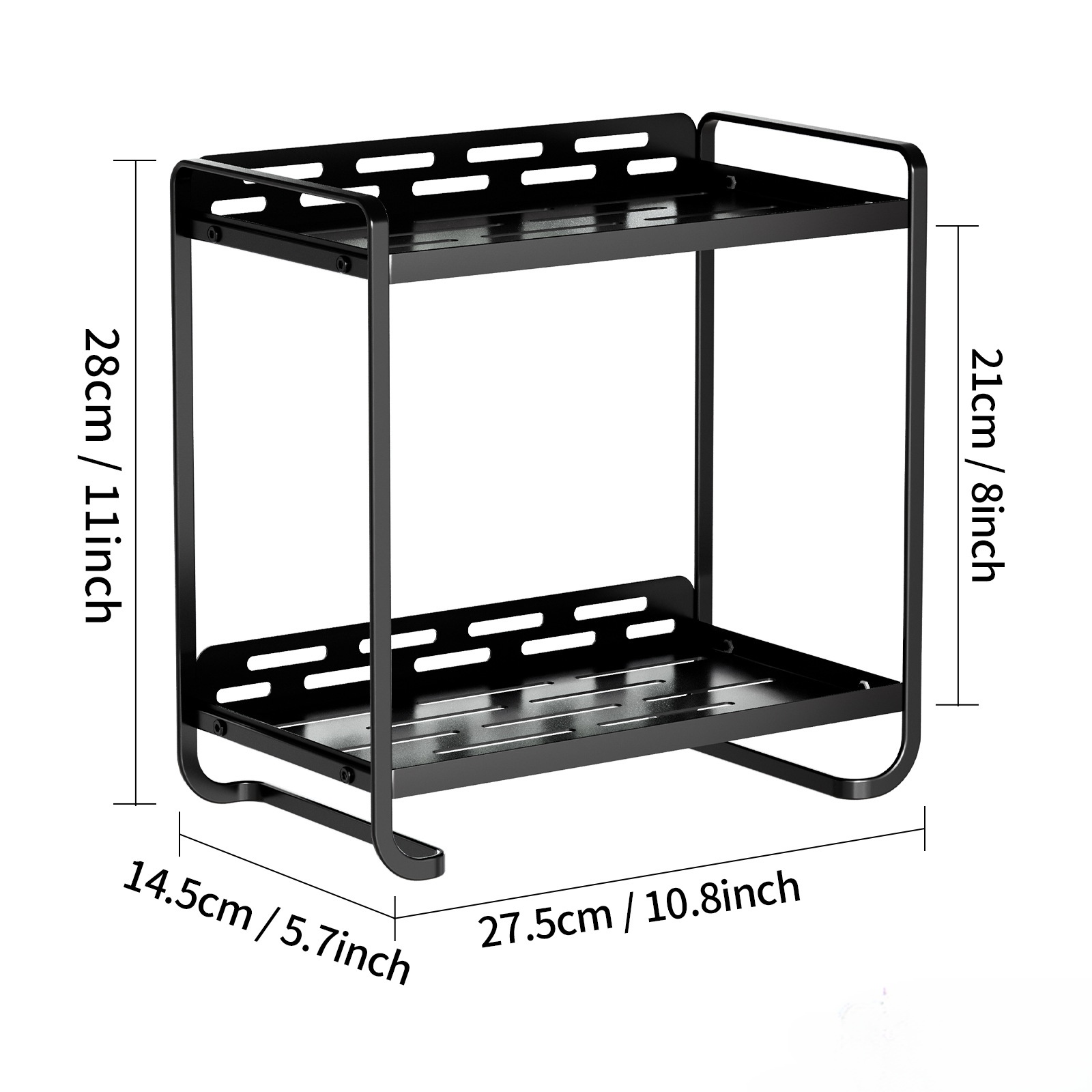 Multi-Layer Desktop Cosmetic Shelf Dresser and Skin Care Organizer with Wash Basket for Dormitory or Bathroom Storage Use