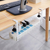 Store Hot Sale No-Punch Metal Shelf Electric Socket Cable Under Table Organizer