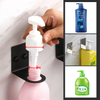 304 Stainless Steel Wall Mounted No Perforation Bathroom Shampoo Body Wash Bottle Hanging Rack