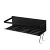 High Quality Kitchen Magnetism Spice Rack Carbon Steel Magnetic Storage Rack Refrigerator Side Shelf