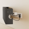 Metal Router Shelf Wall Mount WiFi Router Storage Box Modem Cable Router Cover Organized