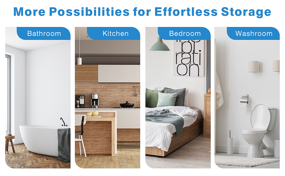 Hot Selling Bathroom No-Punch Storage Shelf Wall Mounted Iron Product Shower Shelf