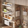 Kitchen Wall-mounted Shelf Multifunctional Household Spice Drawer Organizer