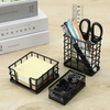 Metal Desktop Storage Set Multifunctional Office Supplies Storage Desk Accessories