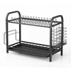 Multifunctional Dish Organizer Drain Rack Modern Kitchen Shelf Tray Home Drying Tool Cross-Border