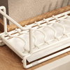Kitchen Dish Drainer Cabinet Pull-Out Organizer with Large Capacity Tableware Storage Racks Metal Material