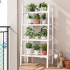 Iron Multi-tier Plant Floor Display Stand Balcony Patio Gardening Works Showcase