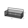 Iron Wall-Mounted Large Storage Rack Without Holes Bathroom Shower Caddy Basket Storage Organizer