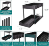 Multi-Purpose Under Sink Organizers and Storage for Bathroom Kitchen