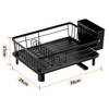 Cross-Border Multifunctional Kitchen Small Volume Dish Draining Rack Bowl Storage Box