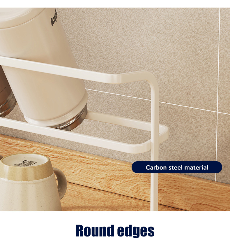 Vertical Bottle Drying Rack with Tray Cup Drying Rack Household Storage Rack Glass Cup Holder