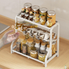 Home Use Three-Tiered Countertop Spice Rack Cross-Border Kitchen Shelf Soy Sauce Condiments Storage Supplies Holder