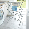 Essential Oversized Metal Expandable Clothes Drying Rack Air Dry for Multiple Garments for Kitchen Bathroom Use Also Bag Storage
