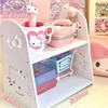Cute Cartoon Desktop Bookcase High Density Waterproof White PVC Plastic Foam Board Organizer
