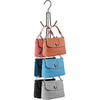 Metal Purse Hanger Organizer for Closet Hanging Bag Holder Keeps Purses Visible and in Good Condition