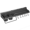 Home Kitchen Combination Storage Set Black Carbon Steel Spice Rack