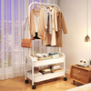 Floor Removable Coat Rack Multifunctional Household Indoor Partition Storage