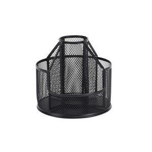 Pencil Holder for Desk, Rotating Desk Organizer, Metal Pen Organizer for Desk Mesh Pen Holder for Desk Office Desk Accessories