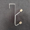 Over the Door Hook Sturdy Metal Over Door Metal Hook Organizer Rack for Hanging Coats Hats Robes Towels