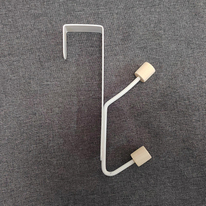 Over the Door Hook Sturdy Metal Over Door Metal Hook Organizer Rack for Hanging Coats Hats Robes Towels