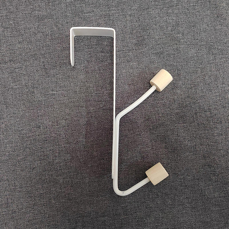 Over the Door Hook Sturdy Metal Over Door Metal Hook Organizer Rack for Hanging Coats Hats Robes Towels