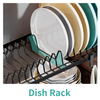 Kitchen Shelf Household Single Tier Desktop Dish Bowl Drainer Storage Rack