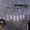 Wine Glass Rack Wine Glass Holder Under Shelf Metal Stemware Rack - Hanging Stemware Holder for Cabinet Kitchen Bar