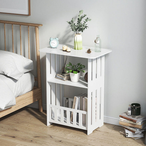 Simple Bedside Organizer Living Room Small Coffee Table Multifunctional Storage Cabinet
