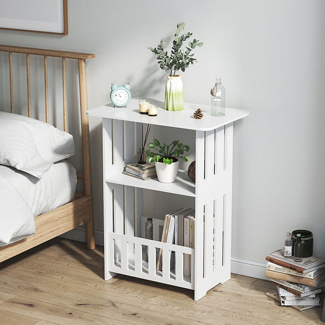 Simple Bedside Organizer Living Room Small Coffee Table Multifunctional Storage Cabinet