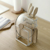Cutting Board Rack Chopping Board Organizer Stand Holder Kitchen Countertop Pots Pan Lids Rack Organizer
