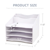 Desktop File Organizer Document Letter Mail Tray Sorter Holder for School Home Office Desk