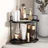 Extravagant Desktop Vanity Rack Bathroom Triangle Shelf Double Hand Wash Sink Cosmetic Storage Racks
