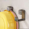Bathroom Washbasin Hooks Wall Mounted Adhesive Hooks Stainless Steel Washbasin Shelf