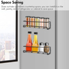 2pcs Wall Mounted Spice Rack Hanging Spice Organizers Kitchen Condiments Storage for Space Saving