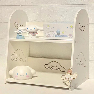 Cute Cartoon Desktop Bookcase High Density Waterproof White PVC Plastic Foam Board Organizer