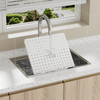 Space-Saving Carbon Steel Wall Pegboard Organizer with Customizable Accessories for Home Tableware Display Rack