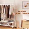 Light Luxury Floor Standing Clothes Rack Bedroom Removable Organizer