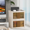 Desktop Sundry Organizer Transparent Plastic Storage Boxes for Medicine Cosmetic Stationery