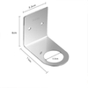 304 Stainless Steel Wall Mounted No Perforation Bathroom Shampoo Body Wash Bottle Hanging Rack