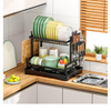 Cross-Border Kitchen Sink Countertop Dish Draining Rack Basket Cupboard Knife and Fork Cutlery Organizer
