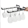 Wine Glass Rack Wine Glass Holder Under Shelf Metal Stemware Rack - Hanging Stemware Holder for Cabinet Kitchen Bar