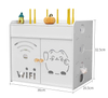 PVC Board TV Set-top Box Rack Cable Power Organizer Wifi Router Storage Box