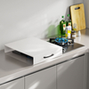 Carbon Steel Gas Stove Top Covers Removable Gas Stove Guard Cover With Handle
