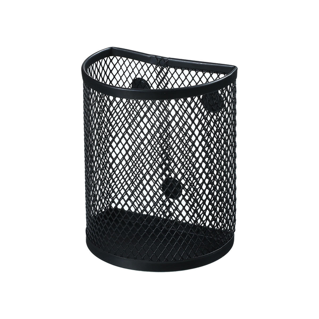 Magnetic Pen Holder Pencil Locker Organizer Accessories for School and Office, Black