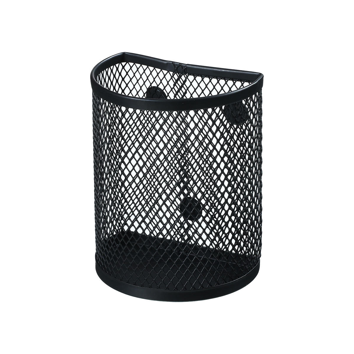 Magnetic Pen Holder Pencil Locker Organizer Accessories for School and Office, Black
